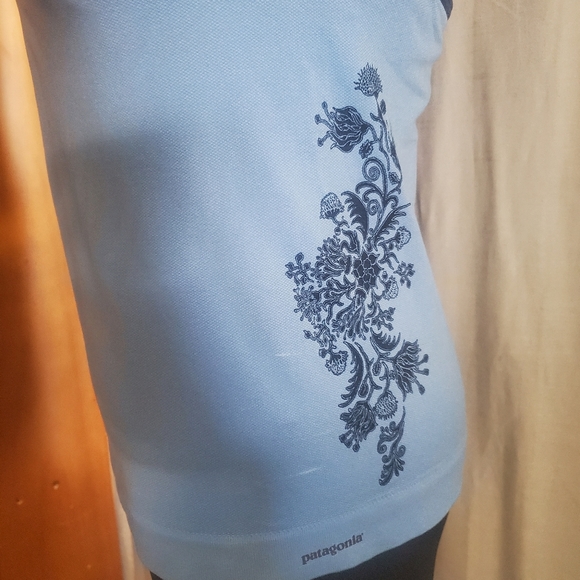 HP Patagonia Capilene Sleeveless Athletic Top Blue - Picture 10 of 14